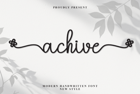Achive: The Script Typeface That Elevates Your Campaign Story