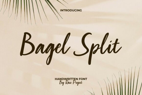 Bagel Split: A Font That Elevates Your Brand’s Visual Story