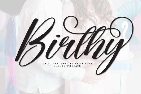 Birthy Font for Branding Projects