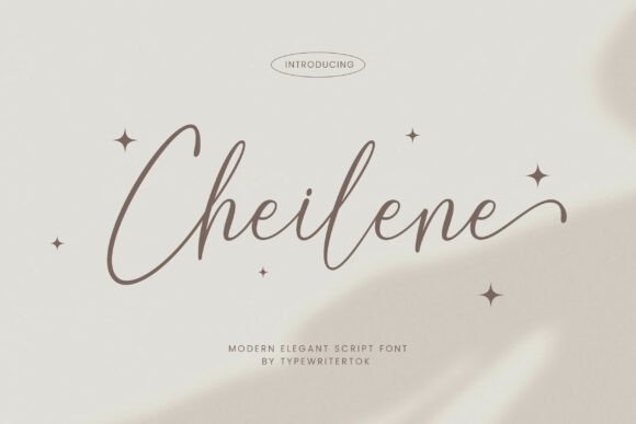 Cheilene: An Elegant Script Font for Sophisticated Branding