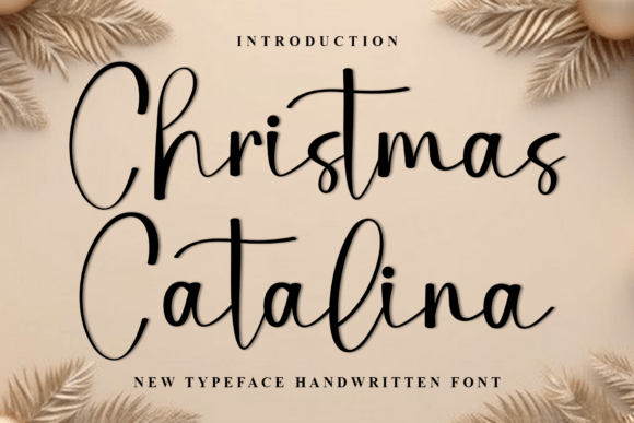 Christmas Catalina: A Charming Script Font for Web Design