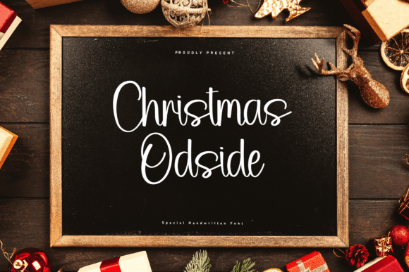 Christmas Odside: A Handwritten Font for Editorial Elegance