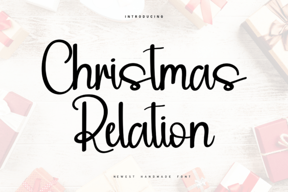 Christmas Relation Font for Festive Branding and Campaigns