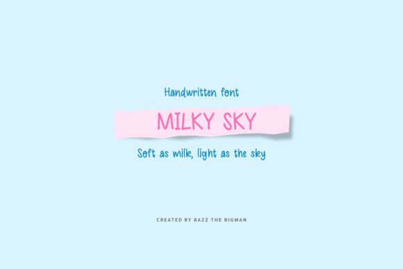Enhance Your Brand with the Milky Sky Font