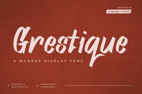 Grestique Font for Modern Editorial Design