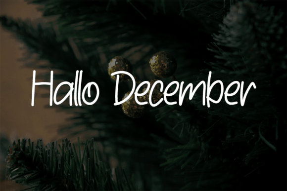 Hallo December: A Modern Typeface for Branding Projects