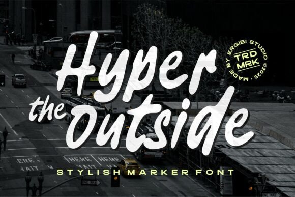 Hyper Outside: The Bold Font for High-Energy Campaigns