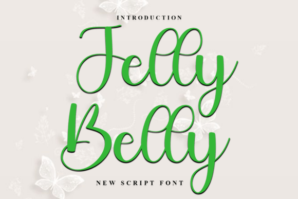 Jelly Belly: The Festive Script Font for Holiday Branding