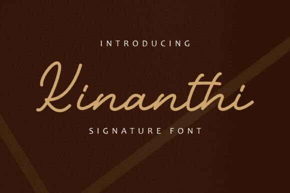 Kinanthi: A Handwritten Font for Handmade Magic