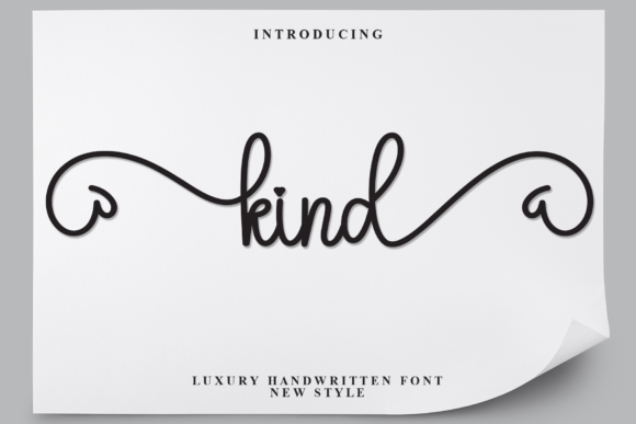 Kind Font for Editorial Design and Content Creation