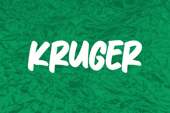Kruger: A Modern Typeface for Branding Projects
