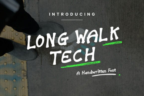 Long Walk Tech: The Font That Speaks in Motion