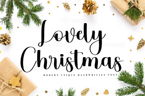 Lovely Chistmas: A Festive Typeface for Holiday Web Designs