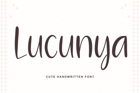 Lucunya: A Playful Handwritten Typeface for Branding