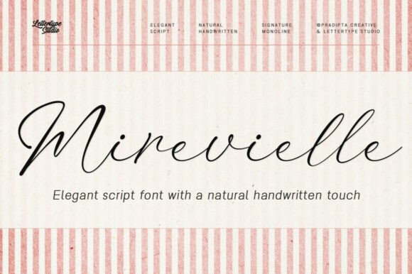 Mirevielle Font for Professional Branding
