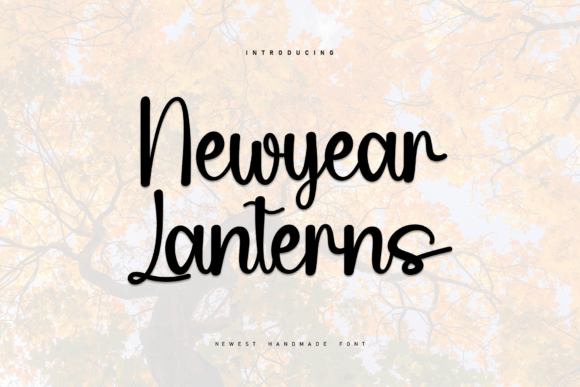 Newyear Lanterns Font for Web Design
