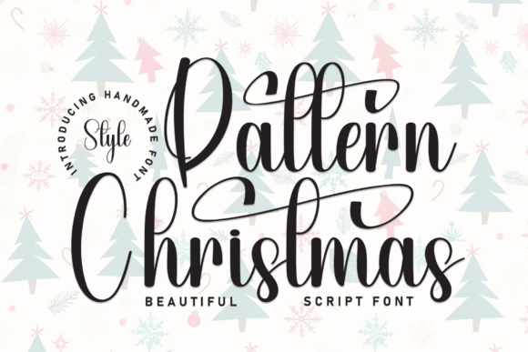 Pattern Christmas Font for Professional Branding