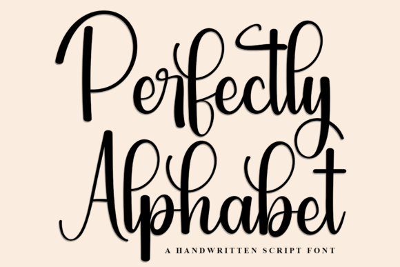 Perfectly Alphabet: A Graceful Script Font for Branding Projects