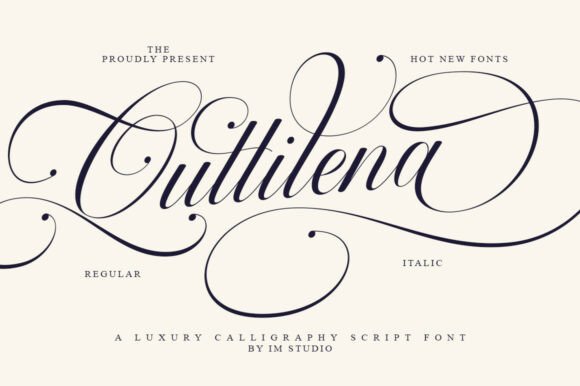 Quttilena: A Luxurious Font for Branding That Stands Out