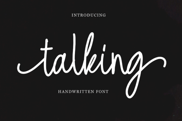 Talking Script Font Review for Design Projects