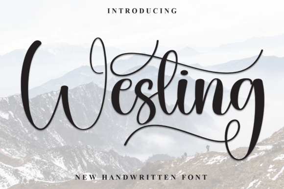 Westing: A Modern Script Font for Web Design