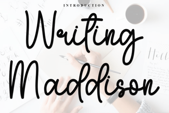 Writing Maddison: The Festive Typeface That Brings Holiday Magic to Your Brand