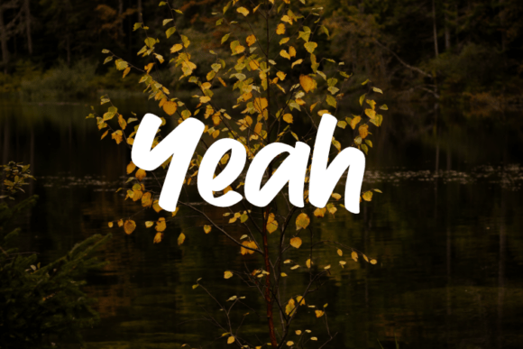 Yeah: The Modern Script Typeface for Digital Branding